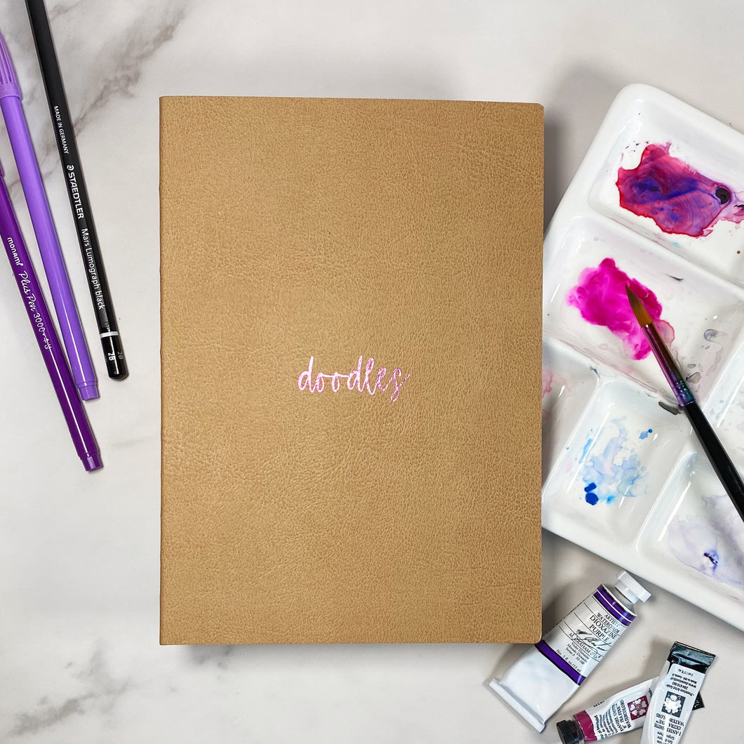 READY TO SHIP: Doodles (blank notebook)